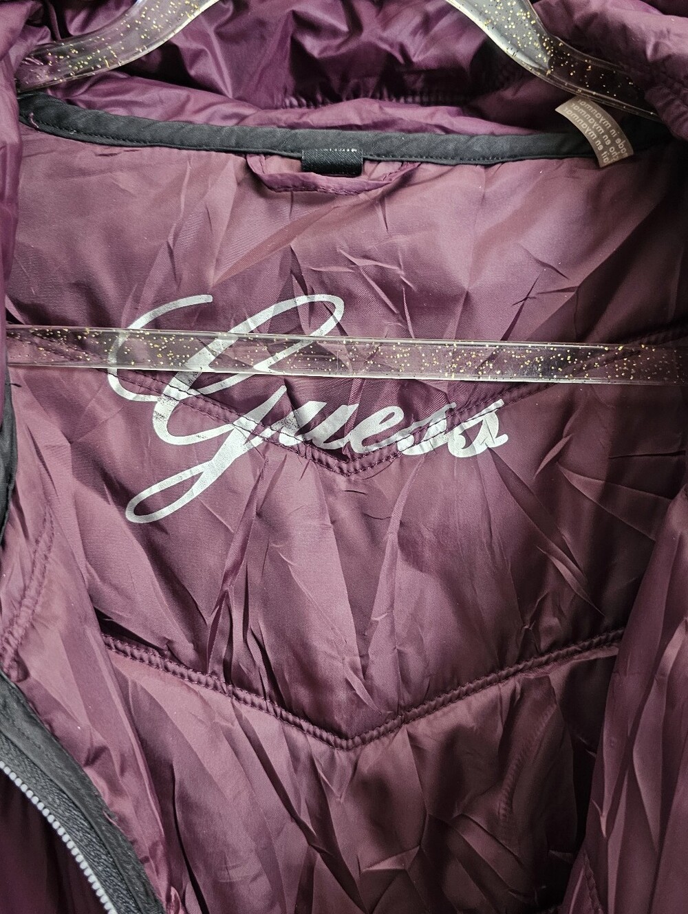 Guess womens quilted lightweight packable puffer Jacket coat XXL jackets - Picture 7 of 12